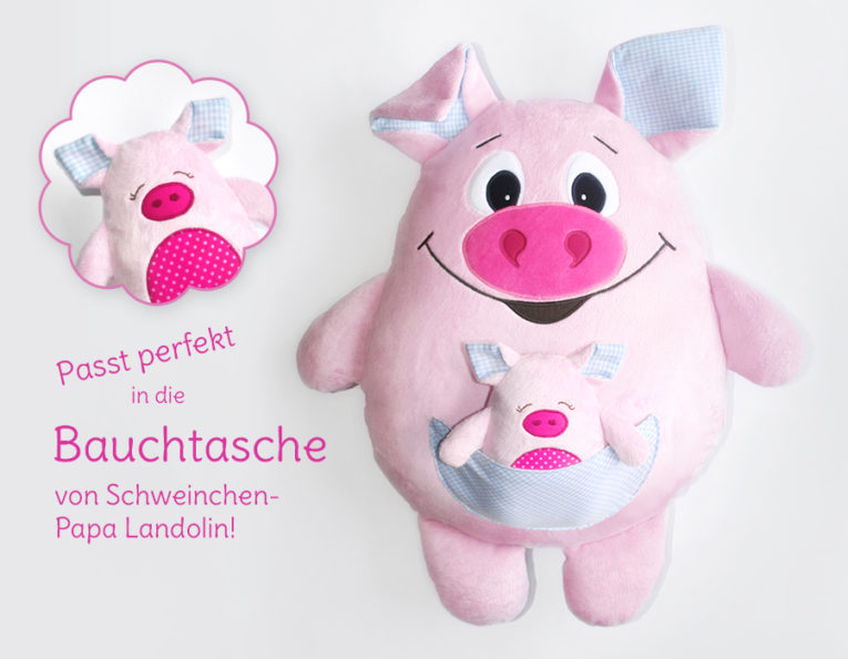 Kuscheltier Schweinchen Schnittmuster "Landolinchen"