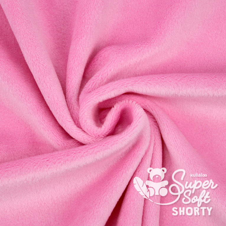 Plüsch Stoff rosa Meterware - SuperSoft SHORTY