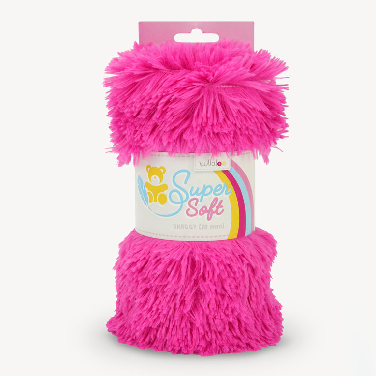 Zottelplüsch / Langhaarplüsch pink - SuperSoft SHAGGY