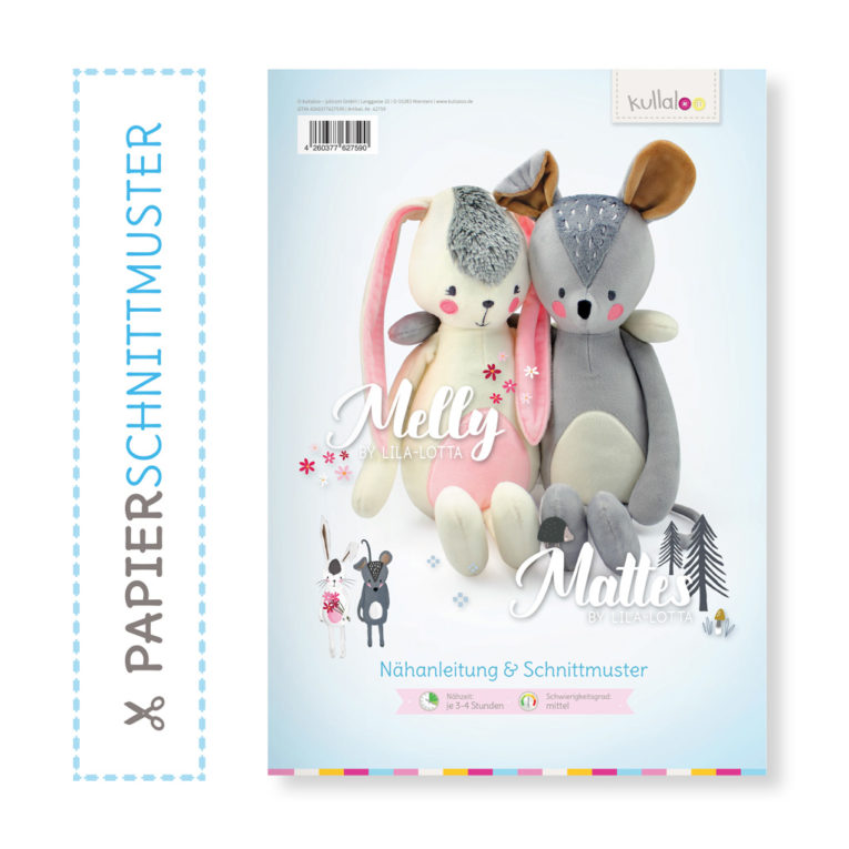 Papierschnittmuster "MELLY & MATTES" by Lila-Lotta