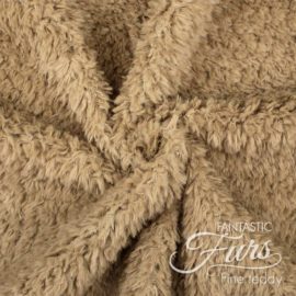 Teddy Plüsch Stoff braun / walnuss – 10 mm Fine Teddy ✶ FANTASTIC Furs