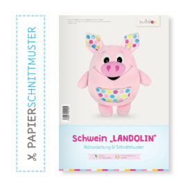 Schwein Nähanleitung: Papierschnittmuster "LANDOLIN"