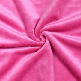 PlushMinky™ Minky Stoff pink ("Pink Azalea") – 3 mm Flor – 0,5m