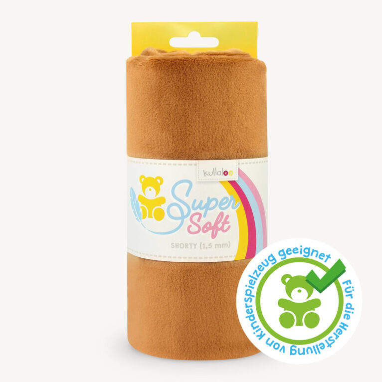 Plüsch fuchsbraun / ginger – 1,5 mm SuperSoft SHORTY