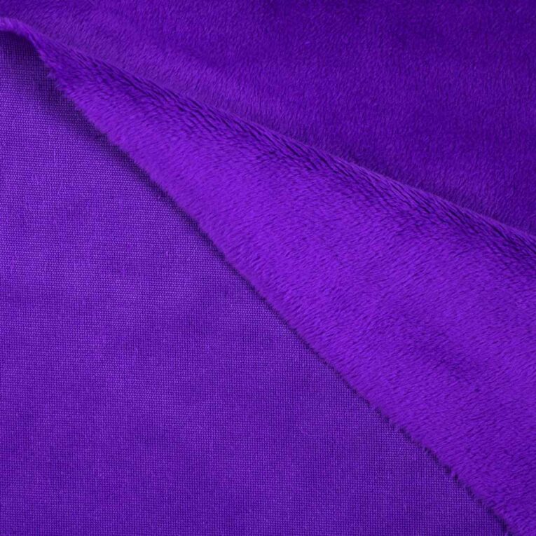 Plüsch Stoff lila / purple – SHANNON fabrics