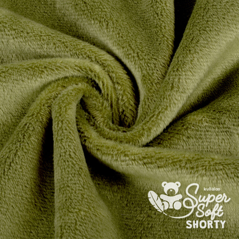 Plüsch olivgrün / olive green – 1,5 mm SuperSoft SHORTY