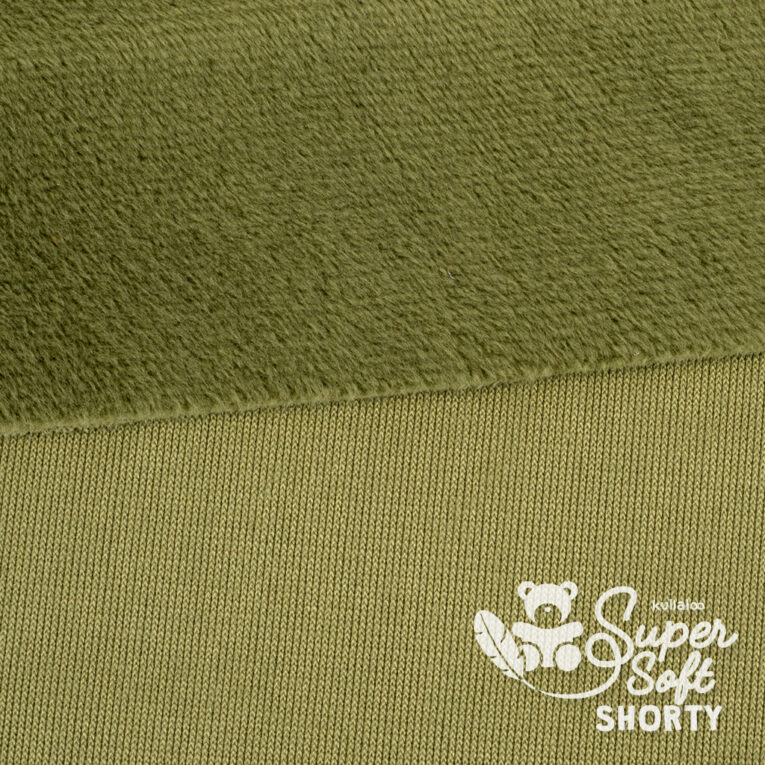 Plüsch olivgrün / olive green – 1,5 mm SuperSoft SHORTY