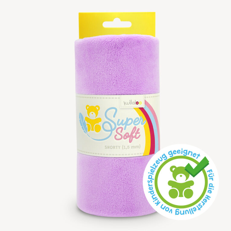 Plüsch bright lilac – 1,5 mm SuperSoft SHORTY