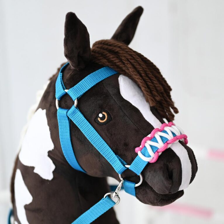 Hobby Horse Zügel aus Gurtband für Stallhalfter