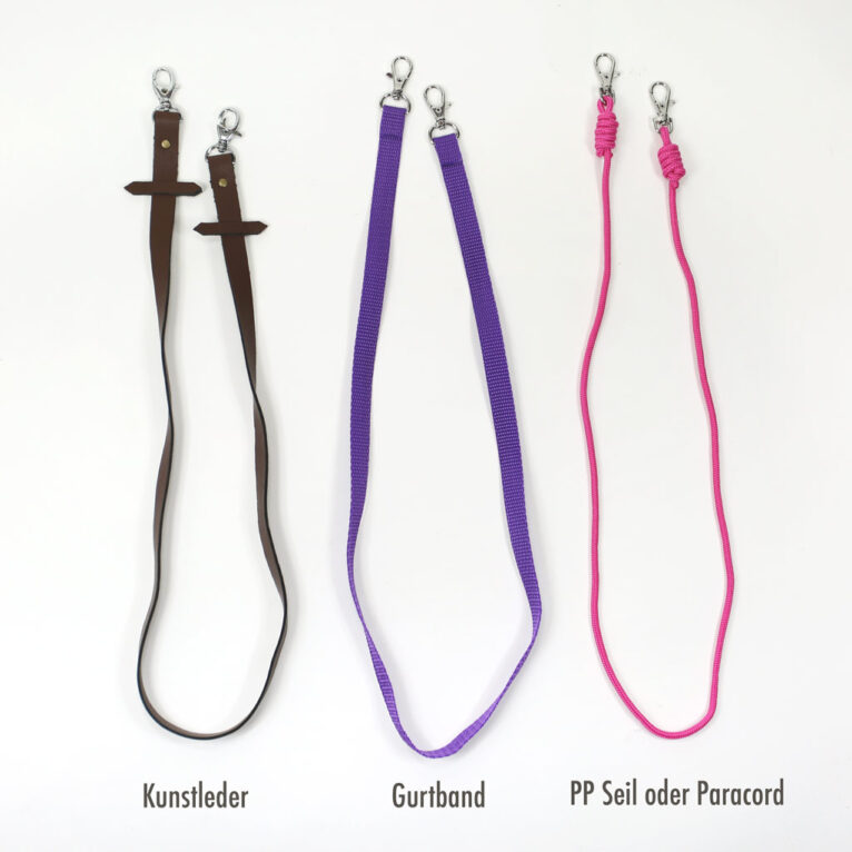 Hobby Horse Zügel aus Leder, Gurtband oder Paracord selber machen